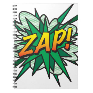 Carnet ZAP Fun Rétro Bande Dessinée Pop Art
