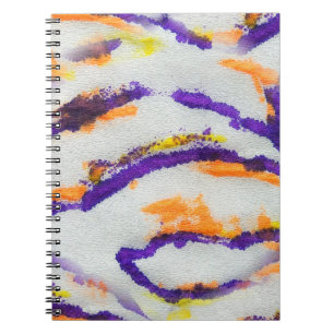 Carnet Zèbre animal sans joint. Motif d'art sale. Abstrai