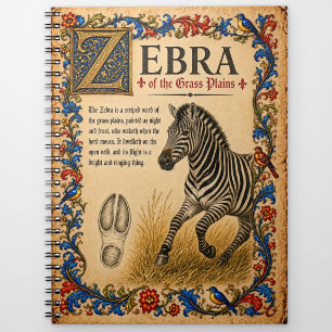Carnet Zèbre, Art du Bestiaire Médiéval