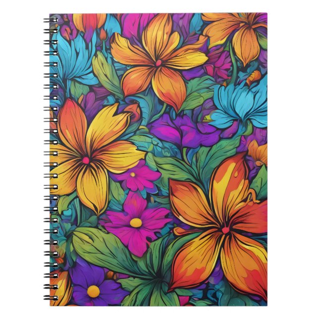 Carnet "Zen Flowers" Art Spiral Notebook (Devant)
