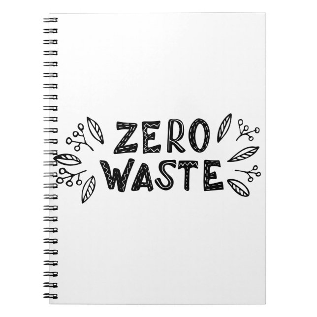 Carnet  Zéro déchets| Durabilité écologique (Devant)