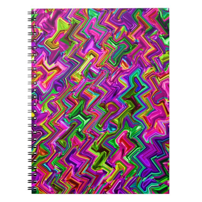 Carnet Zigzag coloré #2 - (Devant)