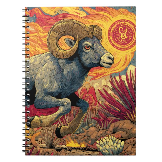 Carnet Zodiac de béliers solaires (Devant)