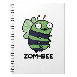Carnet Zom-bee Drôle Halloween Zombie Bee Pun