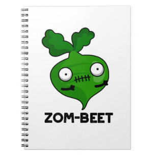 Carnet Zom-beet drôle Halloween Zombie Beet Pun