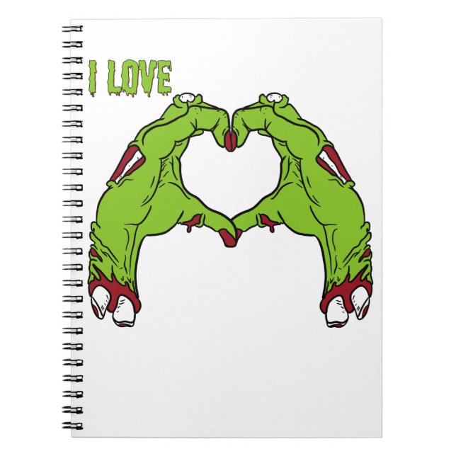 Carnet Zombie Love (Devant)