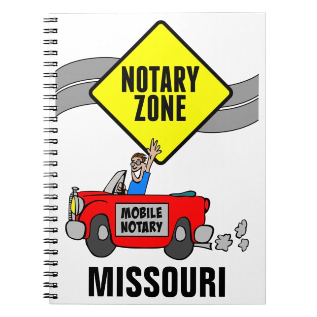 Carnet Zone Noire Mobile Red Sports Car Missouri (Devant)