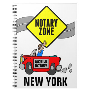 Carnet Zone Noire Mobile Red Sports Car New York