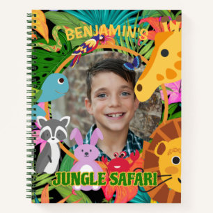 Carnet Zoo Wild Animal Jungle Safari Anniversaire de enfa