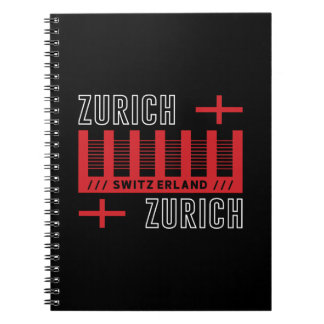 Carnet Zurich Suisse Typographie Moderne Voyage Design
