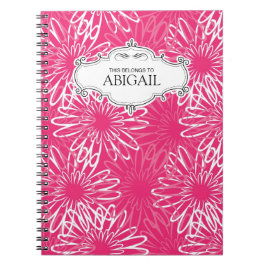 Carnets à spirale personnalisés mignons