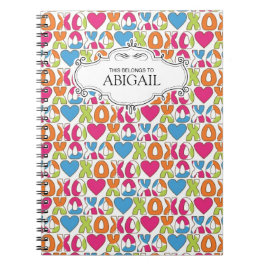 Carnets à spirale personnalisés mignons
