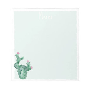 carnets de notes cactus personnalisés