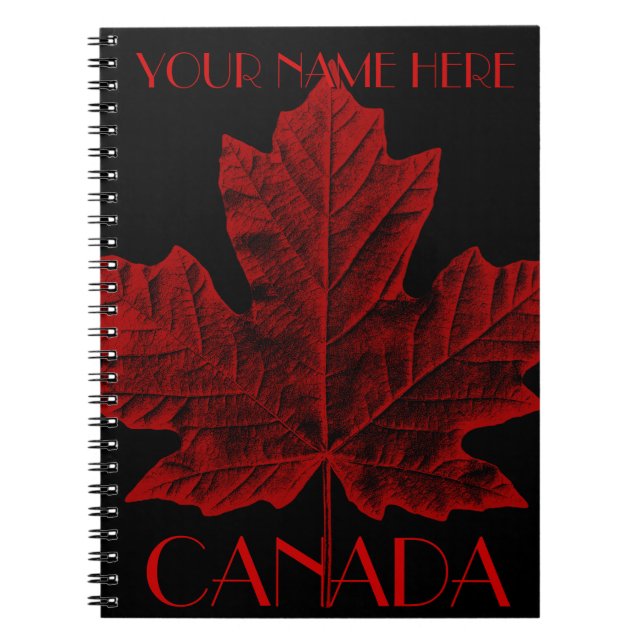 Carnets faits sur commande de souvenir du Canada (Devant)