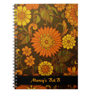 Carnets personnalisés Daisy Retro Print