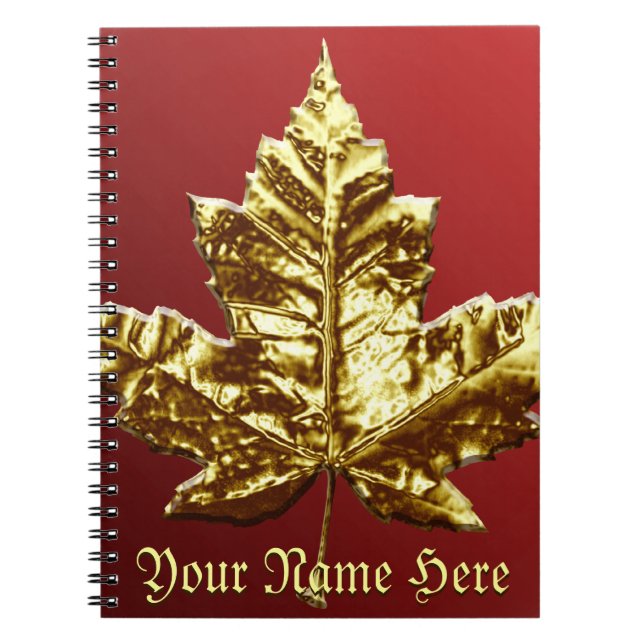 Carnets personnalisés du Journal du Canada Canada (Devant)
