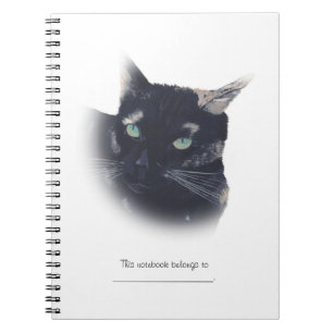 Carnets personnalisés Tortoise Shell Chat visage
