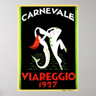 CARNEVALE VIAREGGIO Carnaval Vieux Art Déco Italie