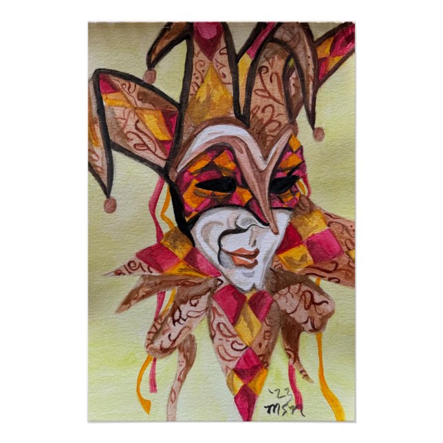 Carnivael - Der goldene Narr Poster (Vorderseite)