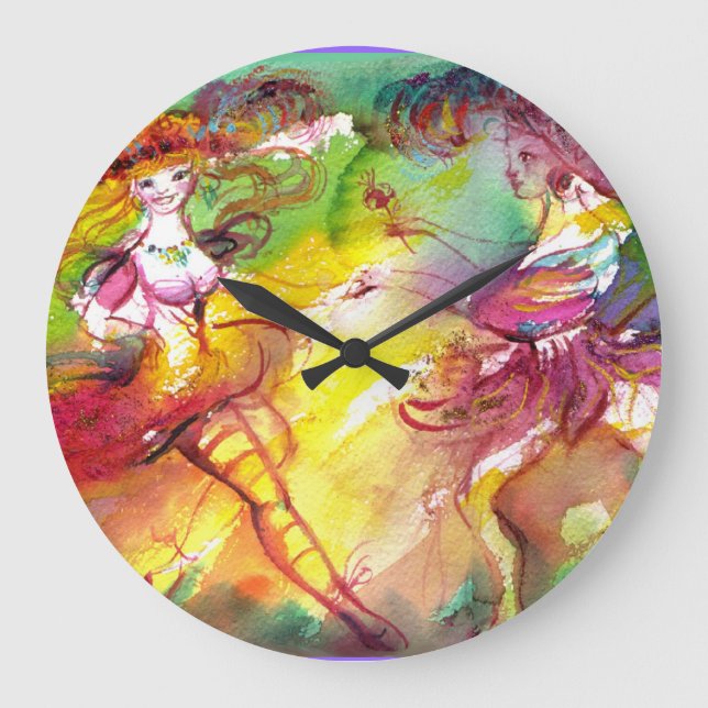 CARNIVAL BALLET / Venetian Masquerade,Dance Music Große Wanduhr (Vorderseite)