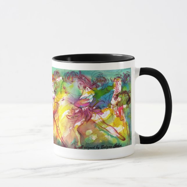 CARNIVAL BALLET / Venezianische Masquerade, Tanz,  Tasse (Rechts)