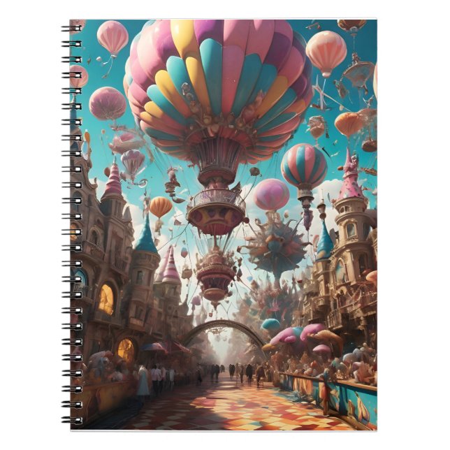 Carnival Balloon Festival Notizblock (Vorderseite)