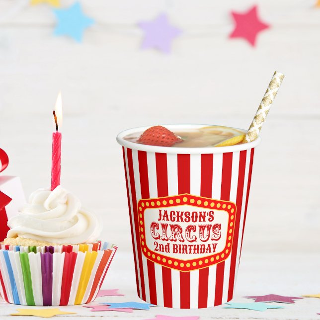 Carnival Circus Festival Kindergeburtstag Party Pappbecher (Von Creator hochgeladen)