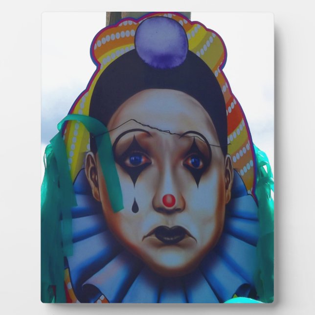 Carnival Clowdesign Fotoplatte (Vorderseite)