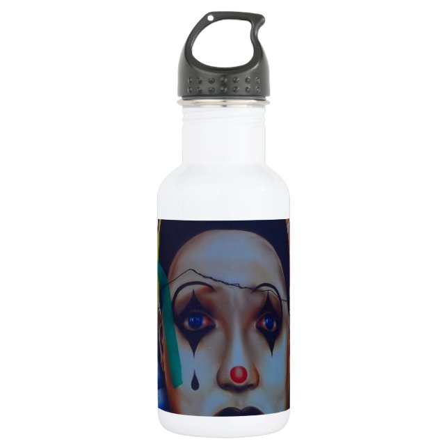 Carnival Clowdesign Trinkflasche (Vorderseite)