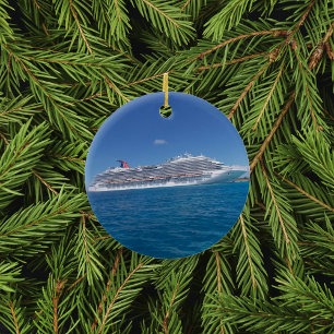 Carnival Dream Cruise Ship Ornement en céramique