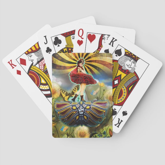 Carnival Fairy Deck Bicycle Playing Cards Spielkarten (Rückseite)