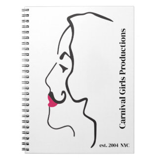 Carnival Girls Productions Silouhette Notizblock