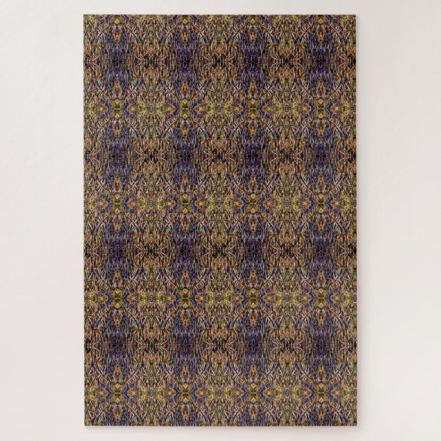 Carnival Glass Grass With Orange Mold Fungus tiled (Vertikal)