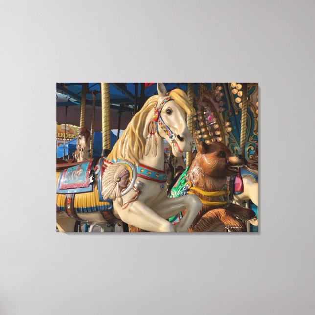 Carnival Happy Horse Leinwanddruck (Vorderseite)