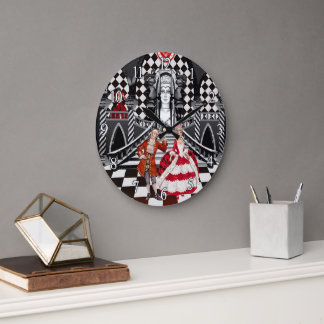 Carnival in a Magical land Große Wanduhr