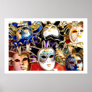 Carnival Masks Poster