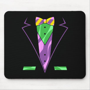 Carnival Masquerade Tuxedo Men Gift Parade Mardi G Mousepad