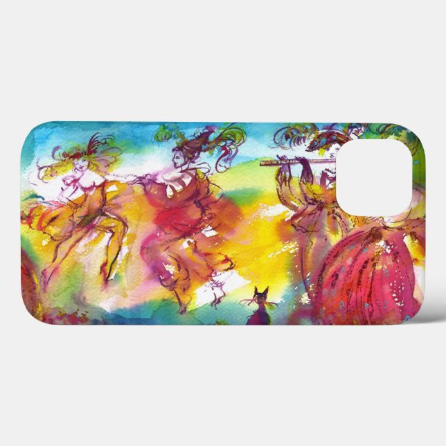 CARNIVAL NIGHT / Venezianische Masquerade, Tanzmus Case-Mate iPhone Hülle (Rückseite (Horizontal))
