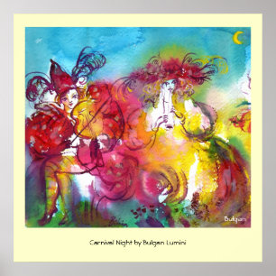 CARNIVAL NIGHT / Venezianische Masquerade, Tanzmus Poster