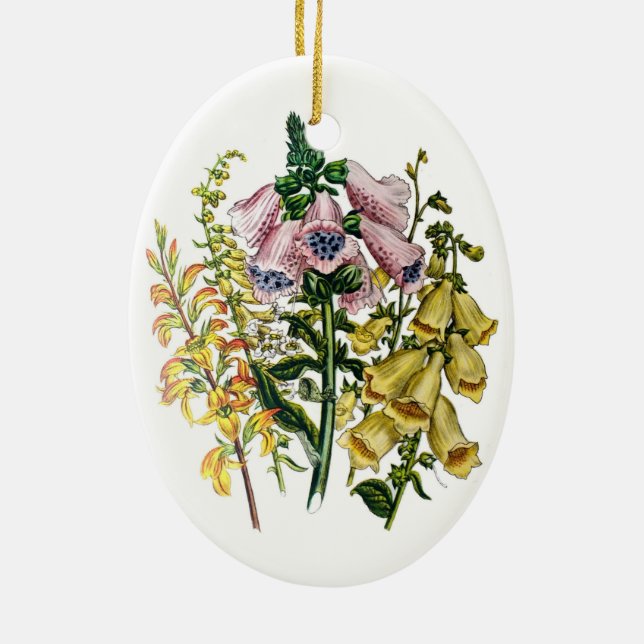 Carnival of flowers keramik ornament (Hinten)