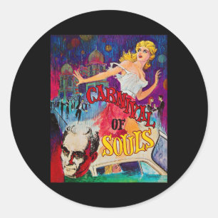Carnival Of Souls Halloween-Monster-Plakat Horror Runder Aufkleber
