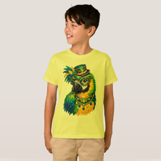 Carnival Parrot Kids Graphic T-Shirt