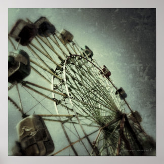 Carnival Ride 4 Poster Carré Imprimer