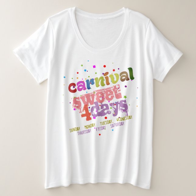 Carnival Sweet 4 Jours (modifiable) (Design devant)