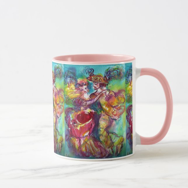 CARNIVAL TANCE Venezianischer Maskenball Tasse (Rechts)
