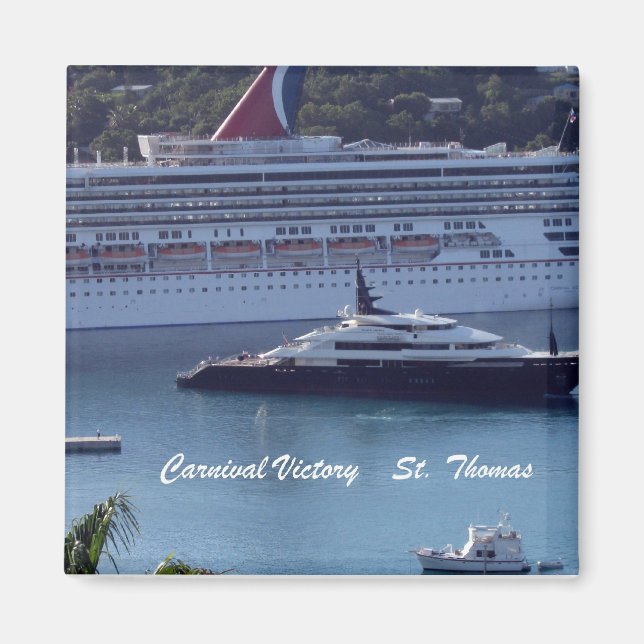 Carnival Victory St. Thomas Magnet (Vorne)