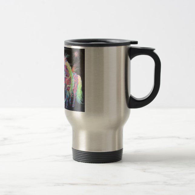 Carnivale Unicorns Travel Mug (Droit)