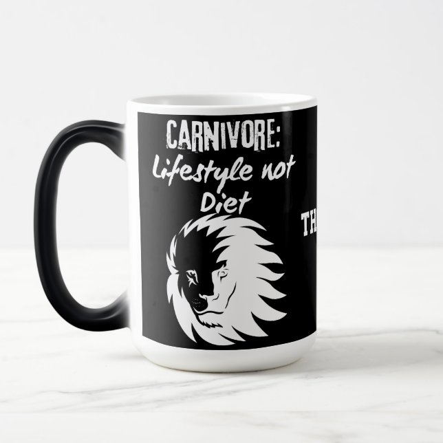 Carnivore-Tasse Verwandlungstasse (Links)