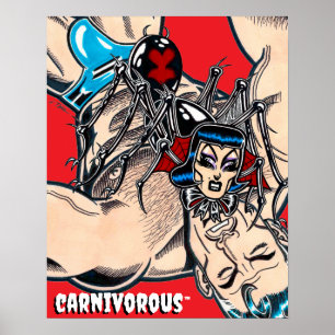 Carnivorous™/Schwarze Witwe Poster