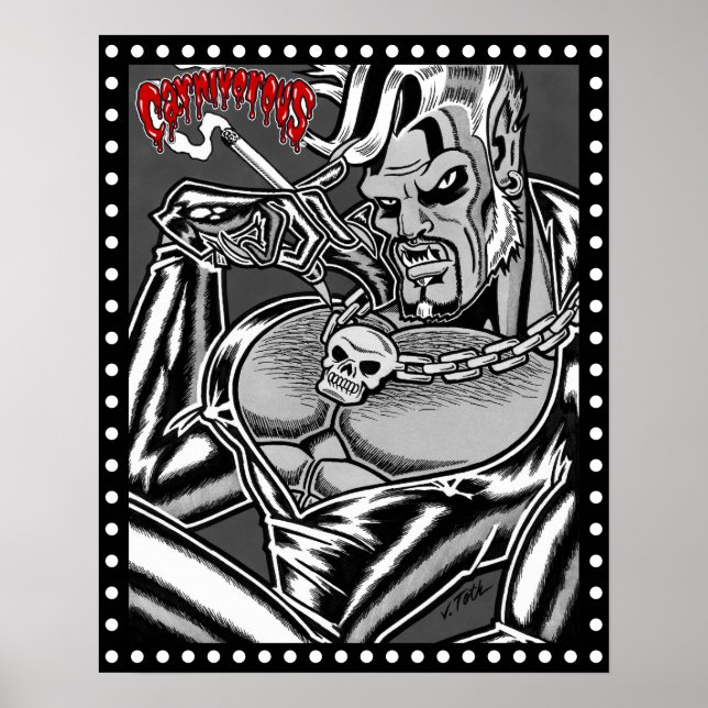 Carnivorous™/Werebiker/Logo Poster (Vorne)